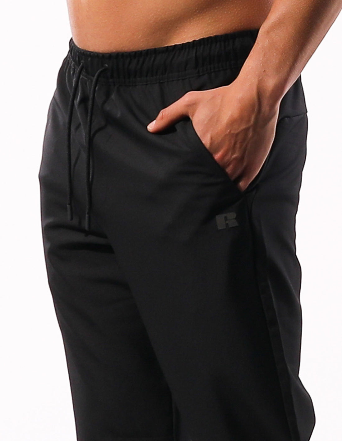 Track pants Russell Athletic R Logo Active Stretch Homme Noir | BQZC-97613