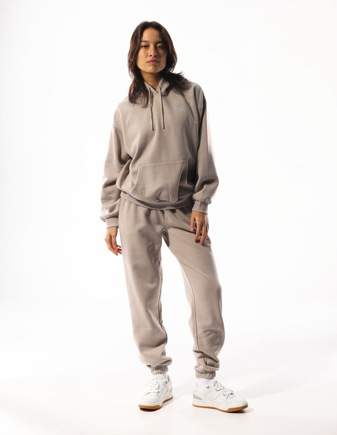 Track pants Russell Athletic R Logo Femme Kaki | WETN-79564