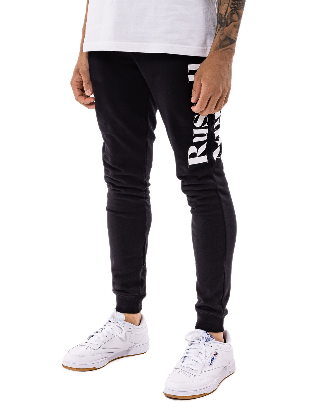 Track pants Russell Athletic Serif Athletic Homme Noir | UXOG-53069