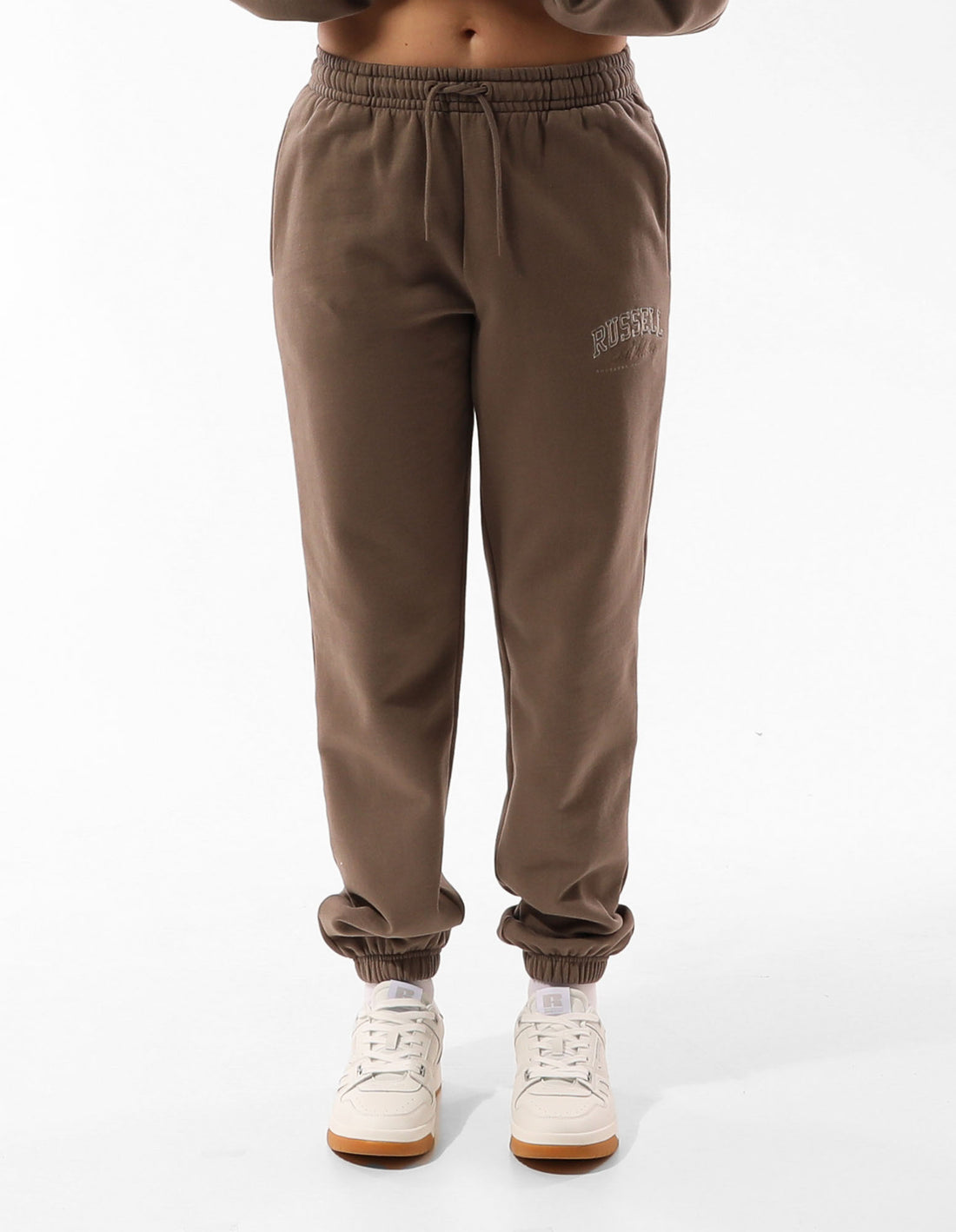 Track pants Russell Athletic Tribeca Semi Baggy Femme Beige | FKMI-18426