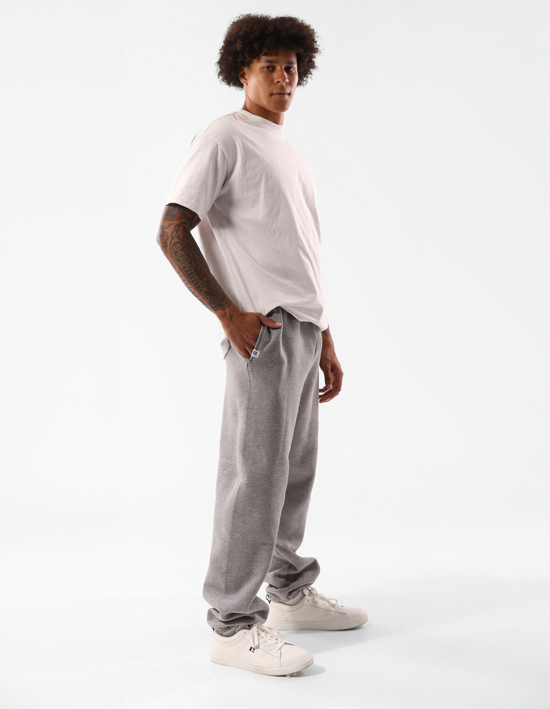 Track pants Russell Athletic Unisex Dri Homme Grise | WNXI-15620